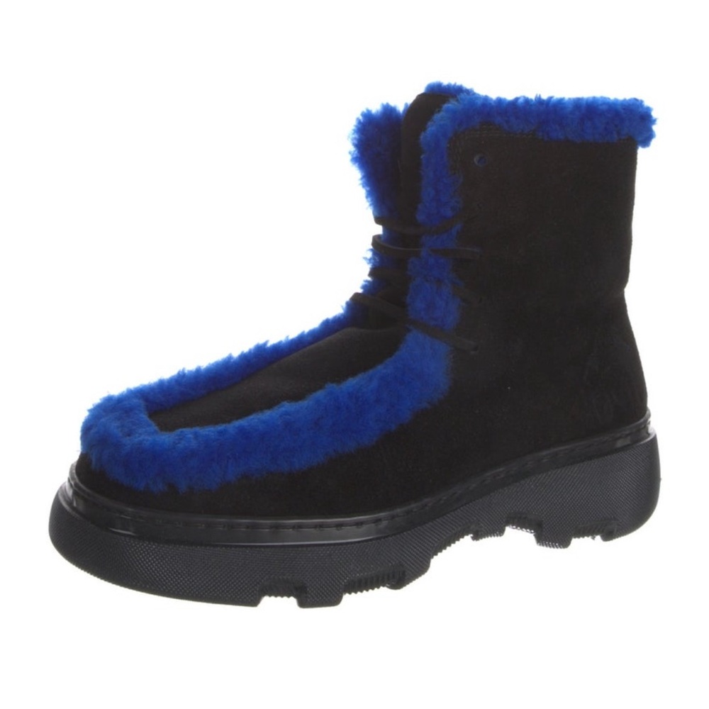 Burberry Suede Lug Boots